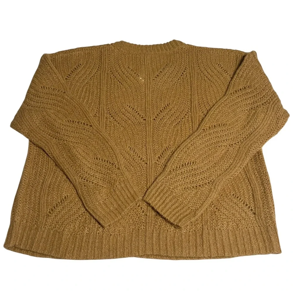 Madewell Charley Pullover Sweater Women's Large Knit Crew‎ Neck